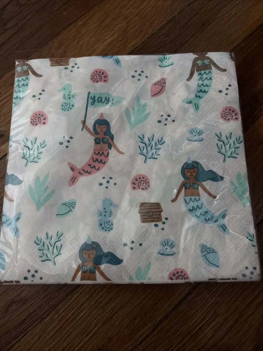 30ct Mermaid Lunch Party Napkins - Spritz NEW